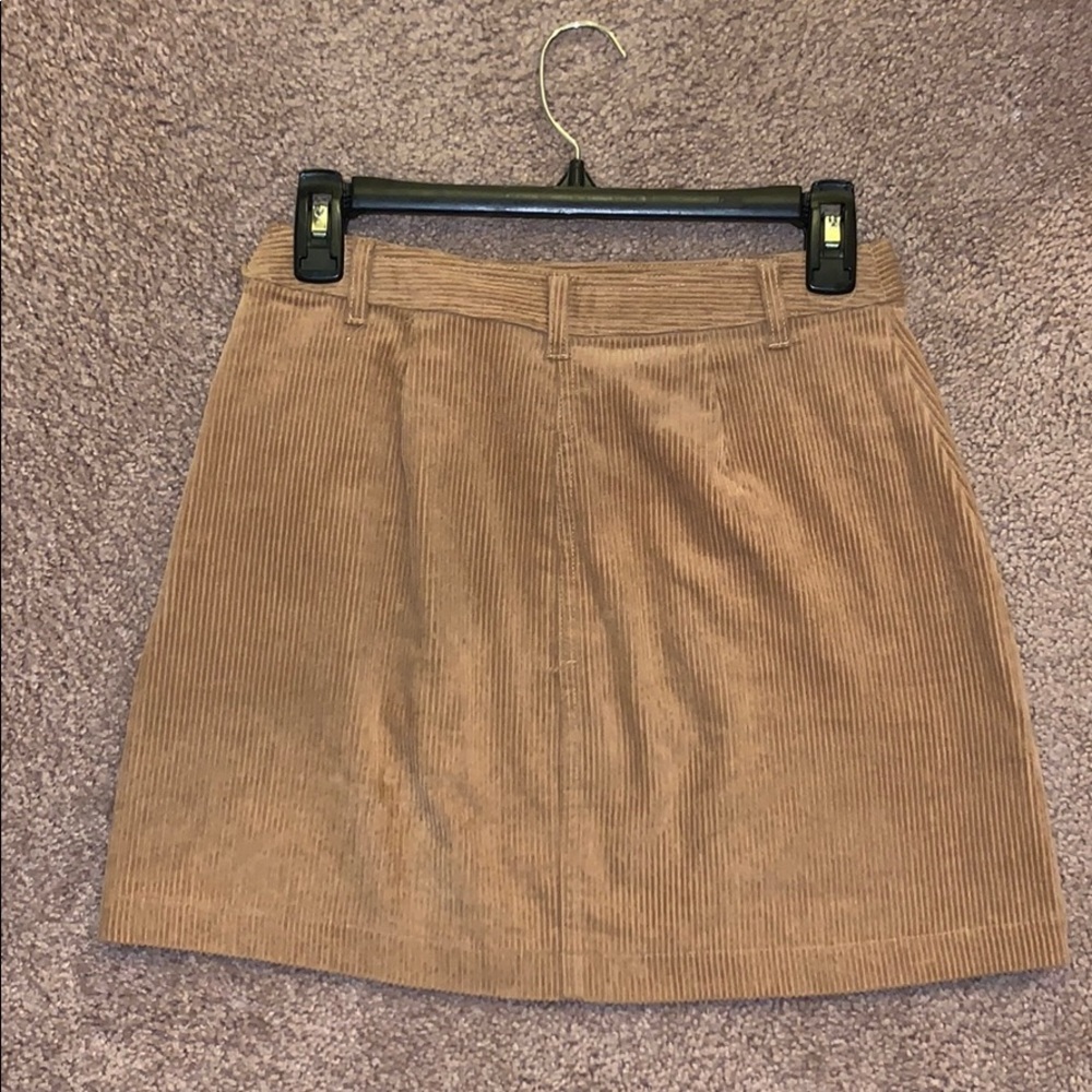 Corduroy Brown Skirt